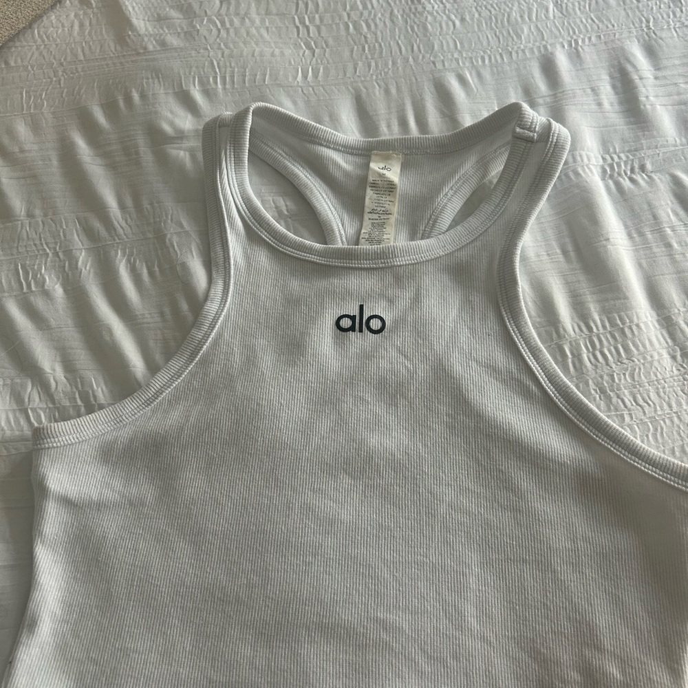 ALO Yoga White Tank Top
